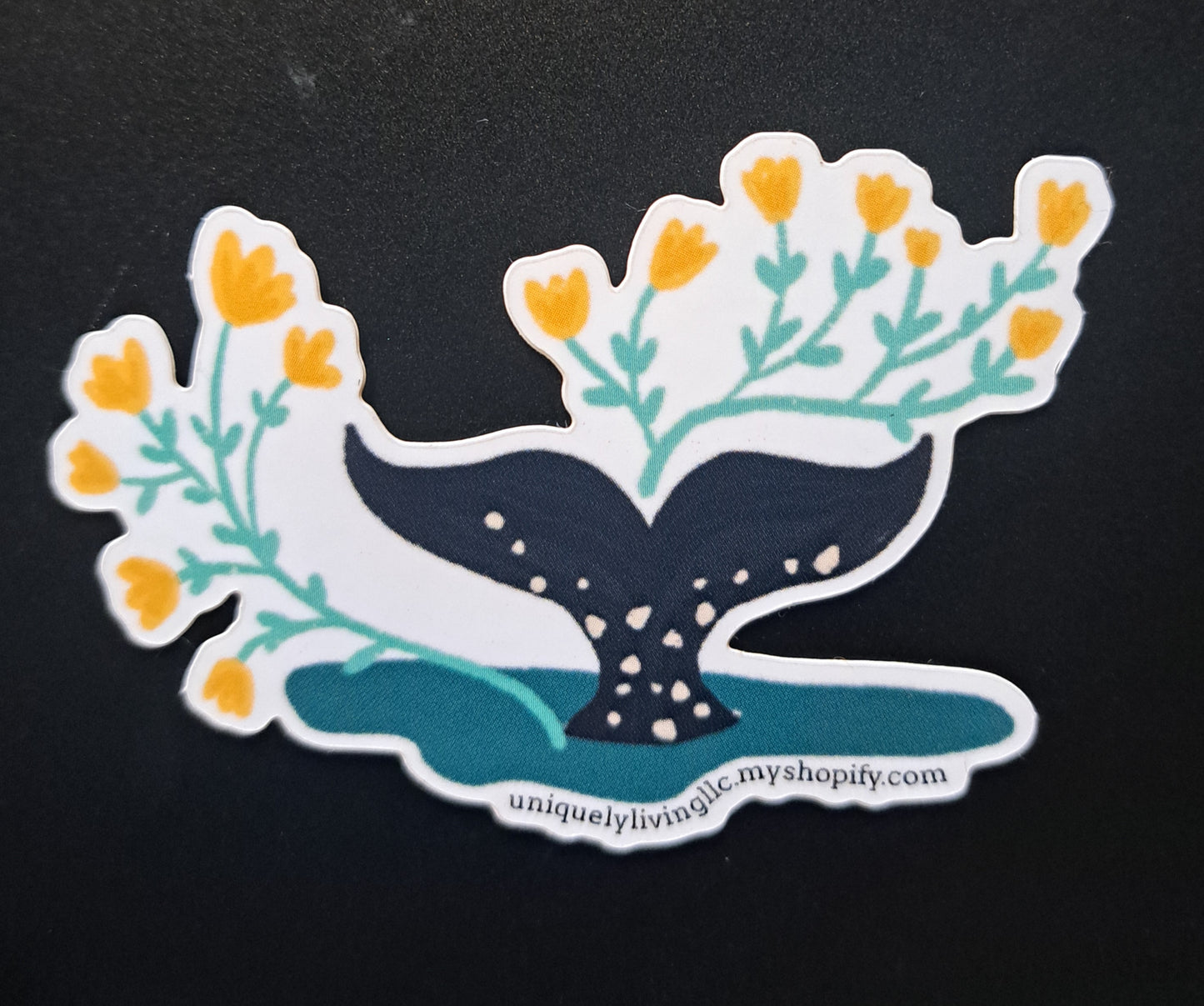 Whale Tale Sticker