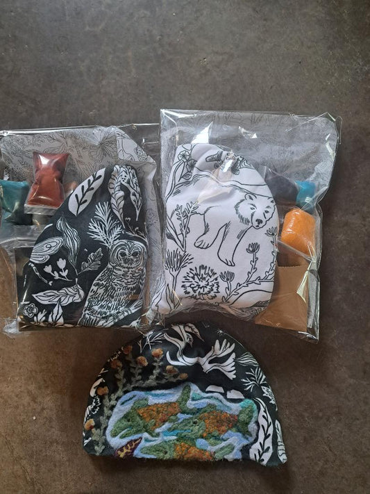 Felted Fleece hat kit